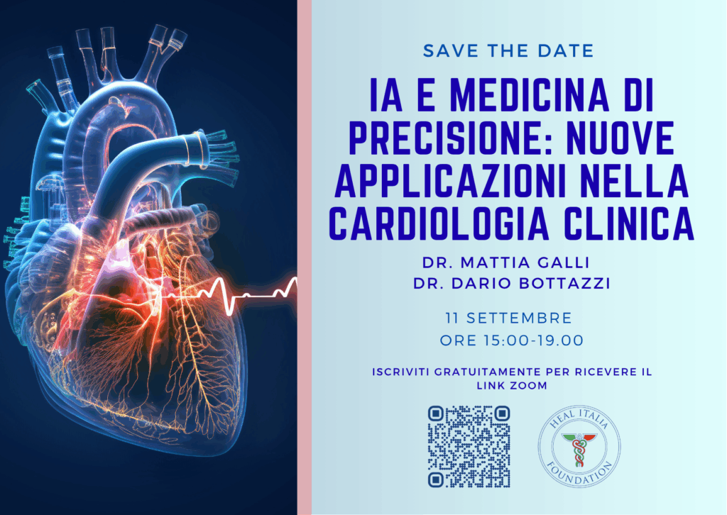 MOOC Webinar | Intelligenza Artificiale e Medicina di precisione: nuove applicazioni nella cardiologia clinica