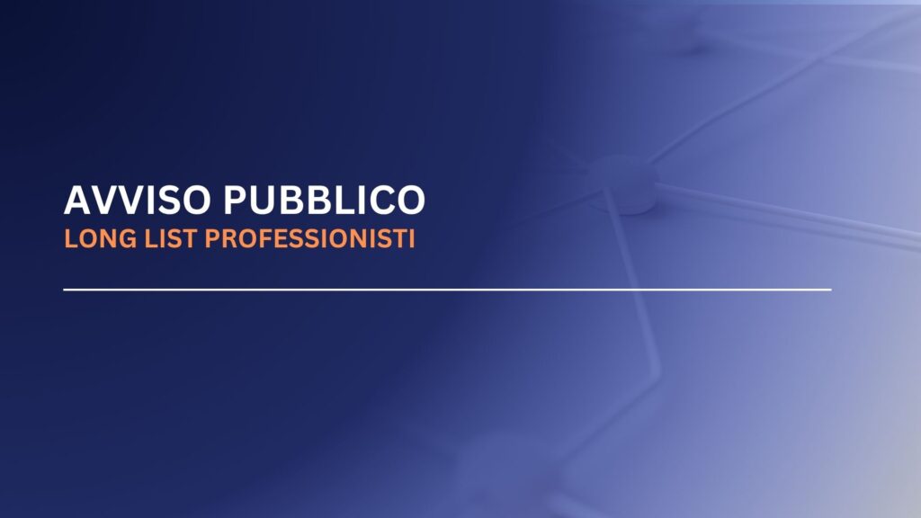 HEAL Italia – Avviso Pubblico Long List Professionisti